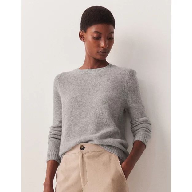 Cashmere Layering Crew Neck Jumper | The White Company (UK)