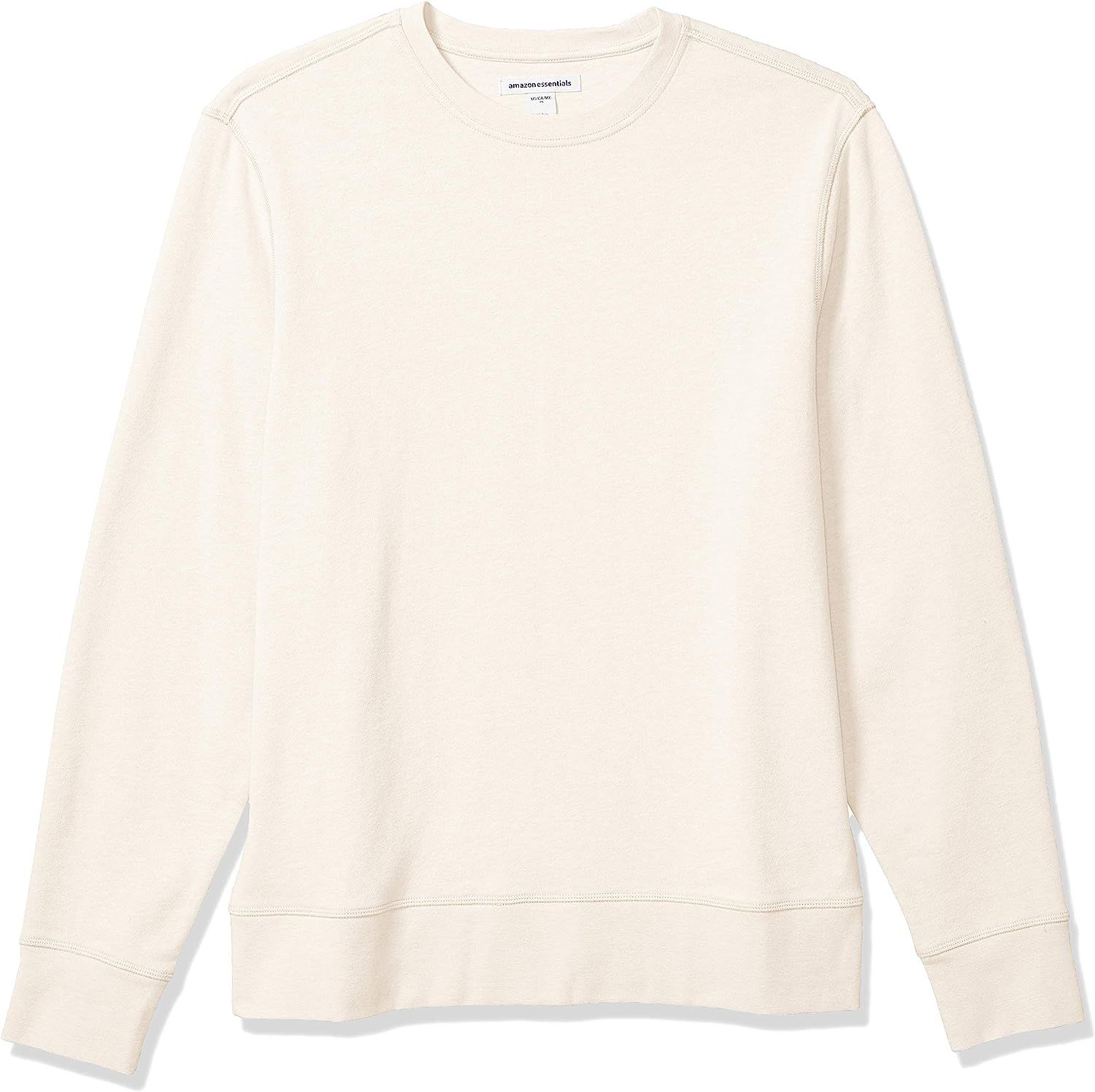 Amazon Essentials Men's Long-Sleeve Lightweight French Terry Crewneck Sweatshirt | Amazon (US)