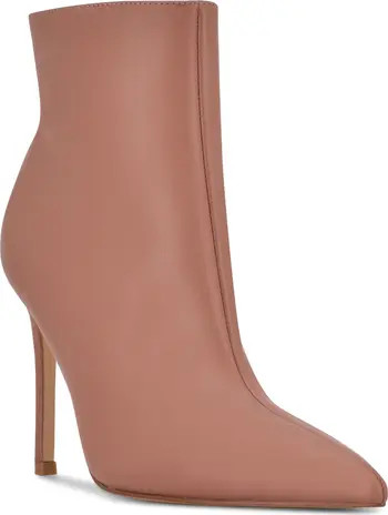 Nine West Farrah Leather Stiletto Bootie | Nordstromrack | Nordstrom Rack