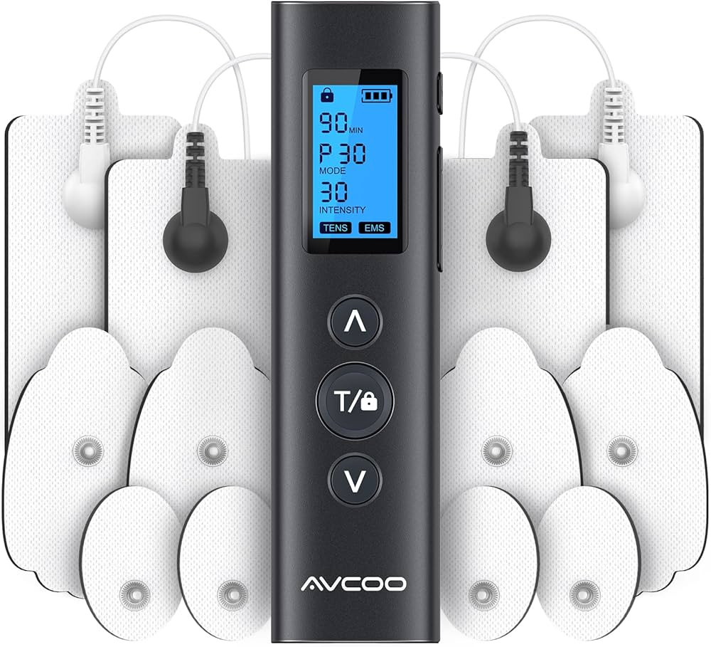AVCOO 30 Modes TENS EMS Unit Compact Muscle Stimulator for Pain Relief of Back, Shoulder, Neck, R... | Amazon (US)