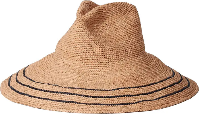 Waverly Wide Brim Packable Straw Hat | Nordstrom