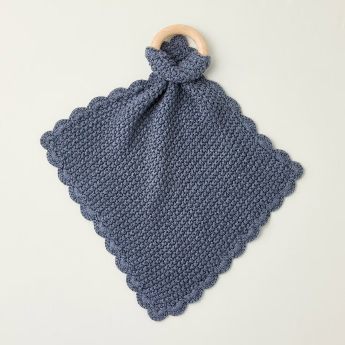 Knit Security Blanket Blue - Hearth & Hand™ with Magnolia | Target