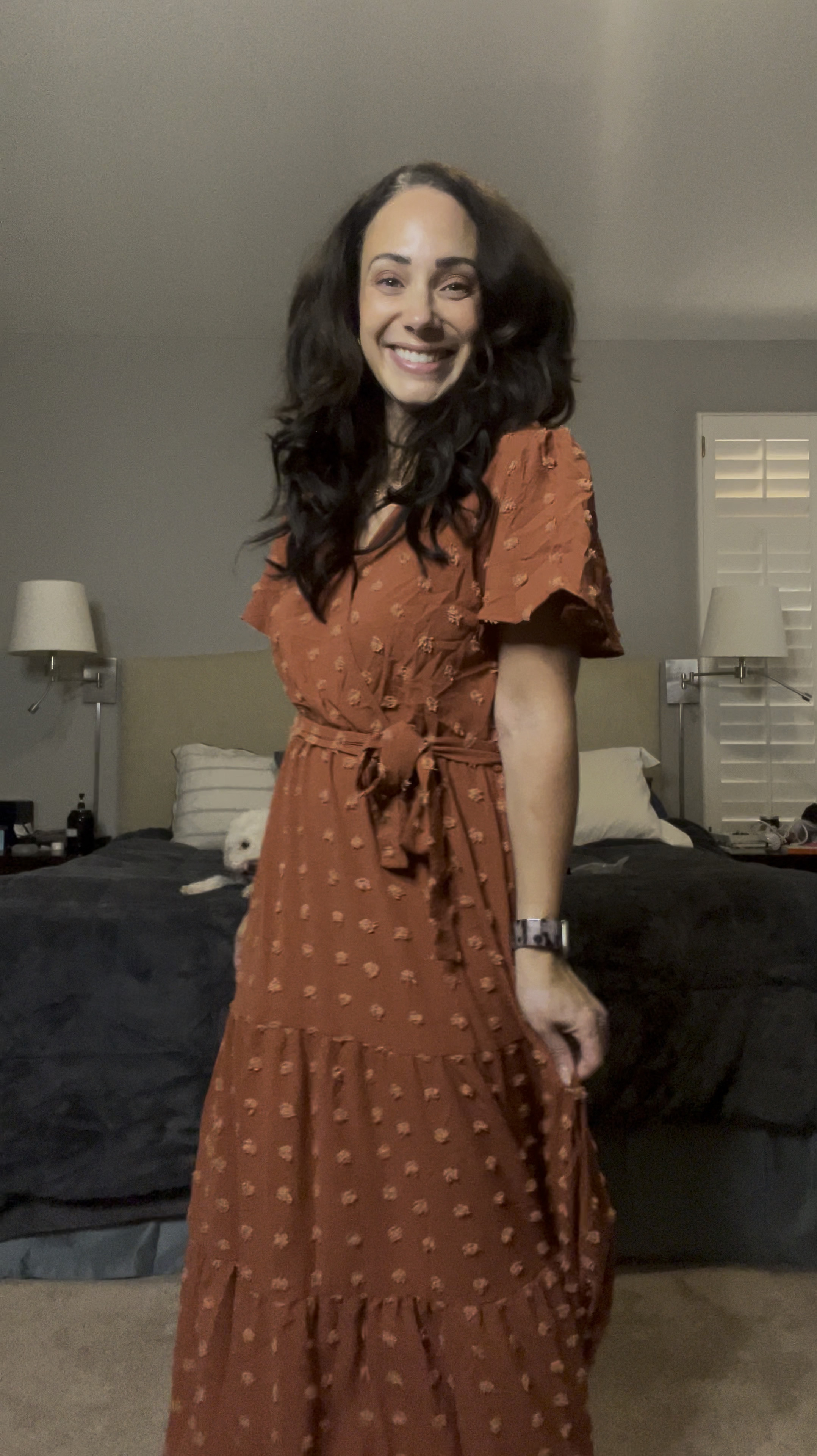 Fall dress that is flattering and perfect for family photos, Thanksgiving, 

#LTKFindsUnder50 #LTKSeasonal #LTKMidsize