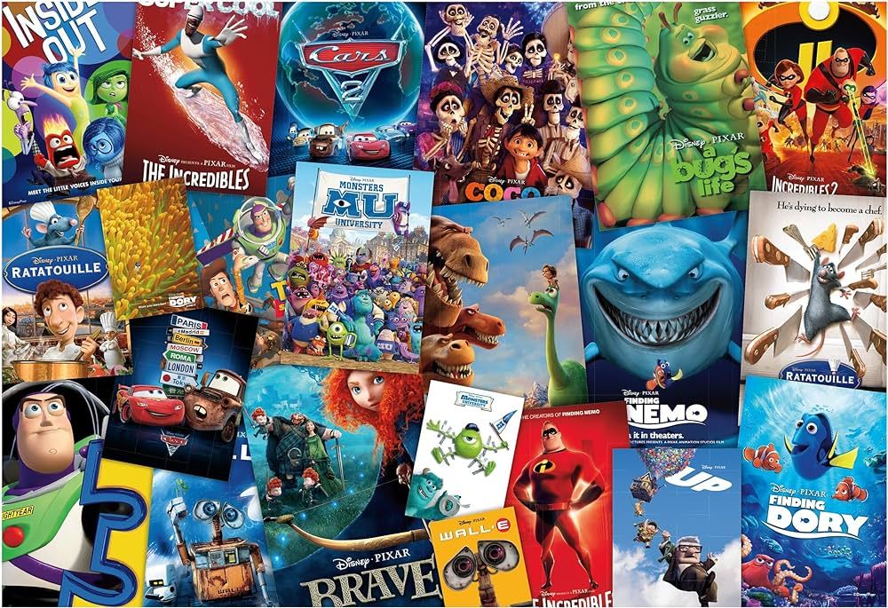 Ceaco - Disney / Pixar - Movie Posters - 2000 Piece Jigsaw Puzzle , 5" | Amazon (US)