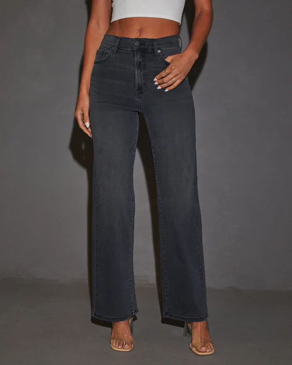 VICI Icon Super Stretch High Rise Straight Color Jeans | VICI
