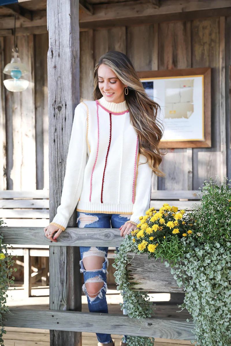 The Slice of Heaven Sweater Inspired by Pam Carper x Kendra Scott | Inspired Boutique