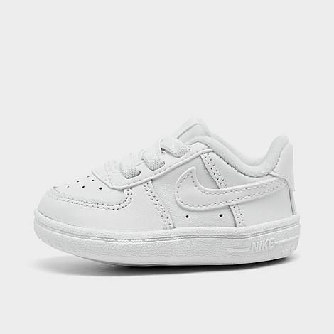 Nike Infant Air Force 1 Crib Casual Shoes in White/White Size 1.0 Leather | Finish Line (US)