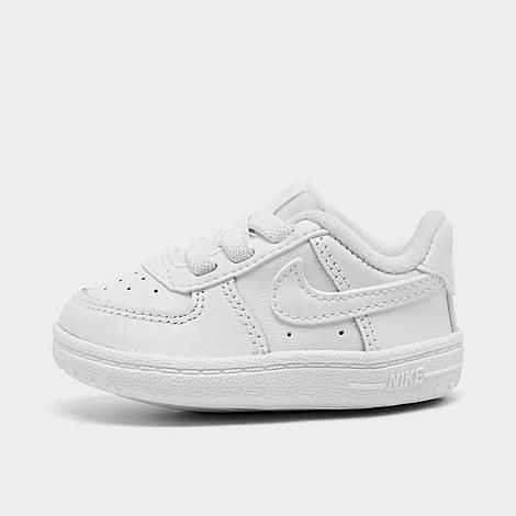 Nike Infant Air Force 1 Crib Casual Shoes in White/White Size 3.0 Leather | Finish Line (US)