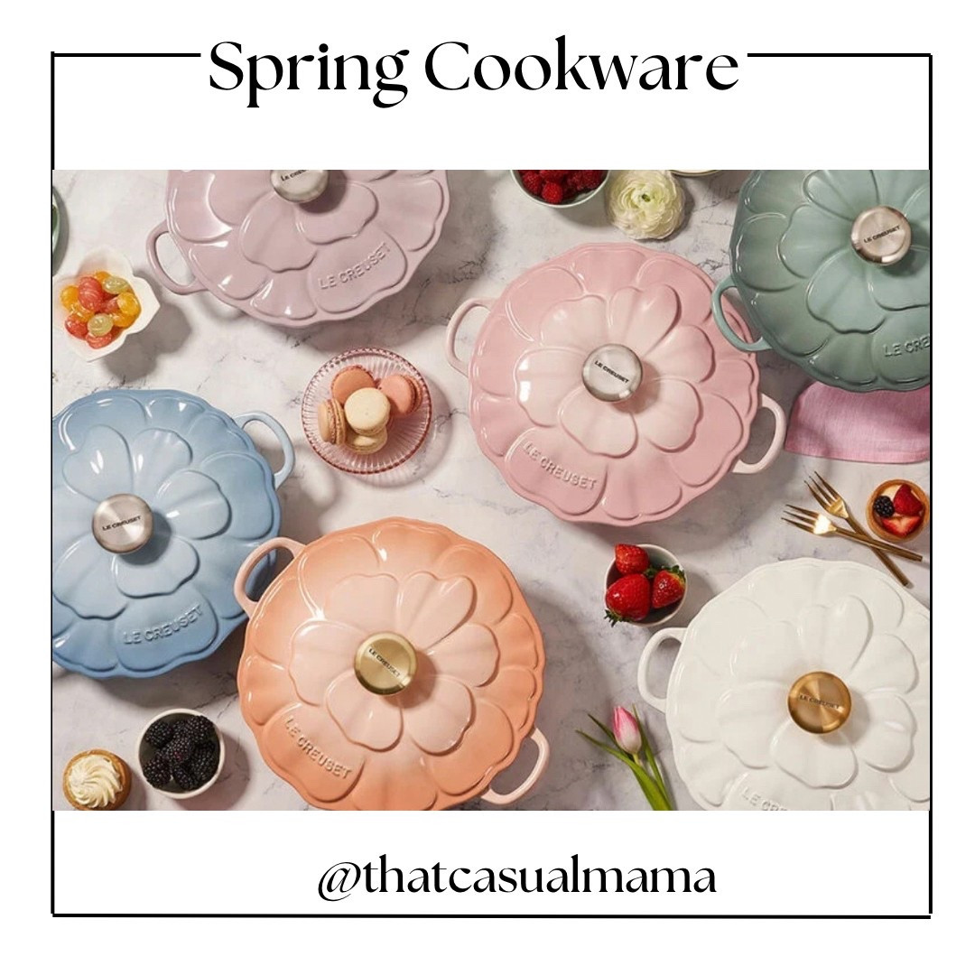 Bring a touch of sunny, springtime joy to the kitchen year-round with the Signature Petal Braiser. It features an elegant, embossed petal design on the lid inspired by the French anemone flower, and is available in a bouquet of our iconic, freshly picked colors. Crafted from enameled cast iron, the braiser is uniquely designed to provide steady, even heat to transform meat and vegetables into flavorful dishes. The wide base allows ingredients to be placed in a single layer for searing without crowding; once liquid is added, the domed lid circulates steam to lock in moisture and flavor. The versatile shape of the braiser also makes it perfect for shallow frying, steaming, stews, casseroles and serving at the table.

#LTKSeasonal #LTKHome #LTKSpringSale

#LTKFindsUnder100 #LTKSaleAlert #LTKParties