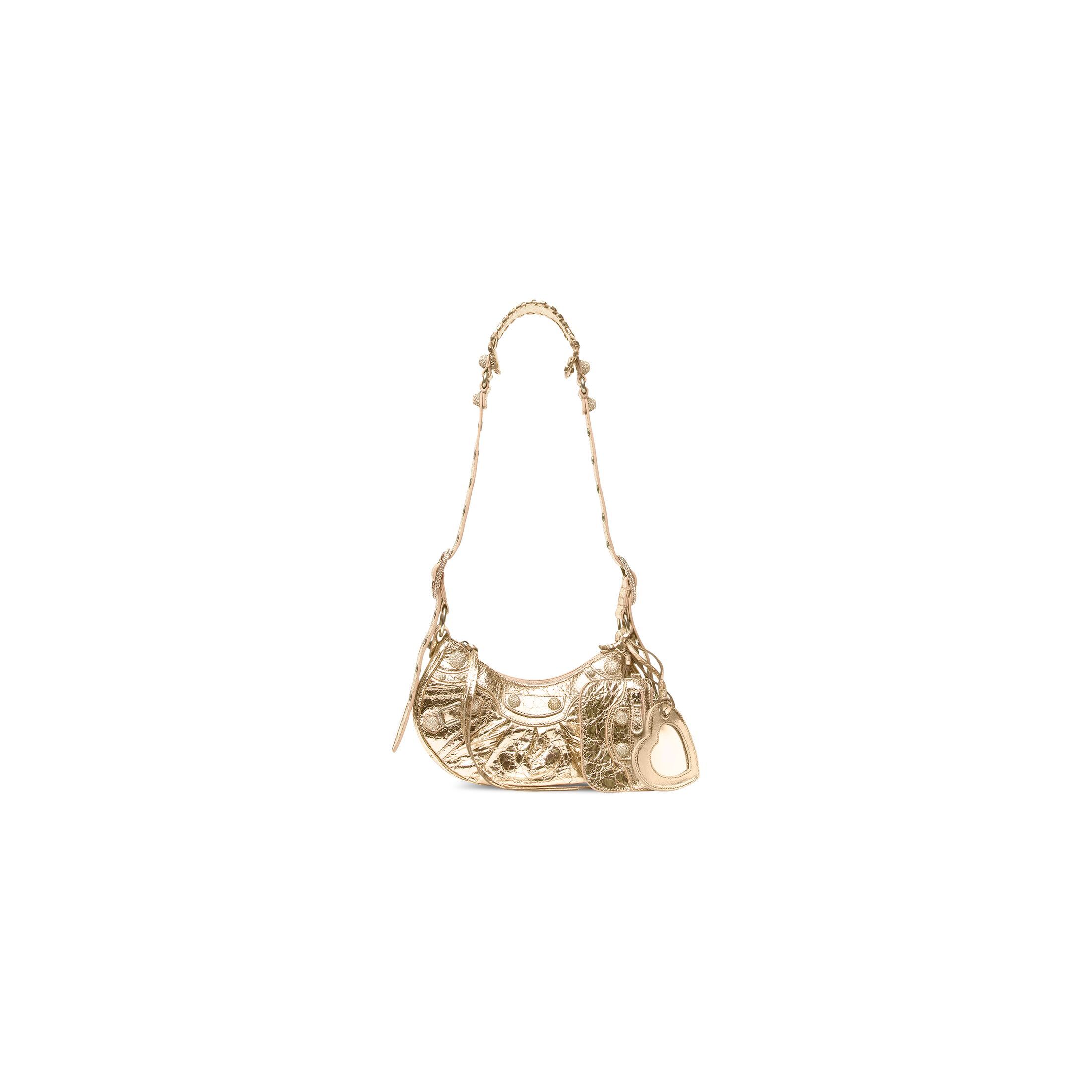 le cagole xs shoulder bag metallized with rhinestones | Balenciaga