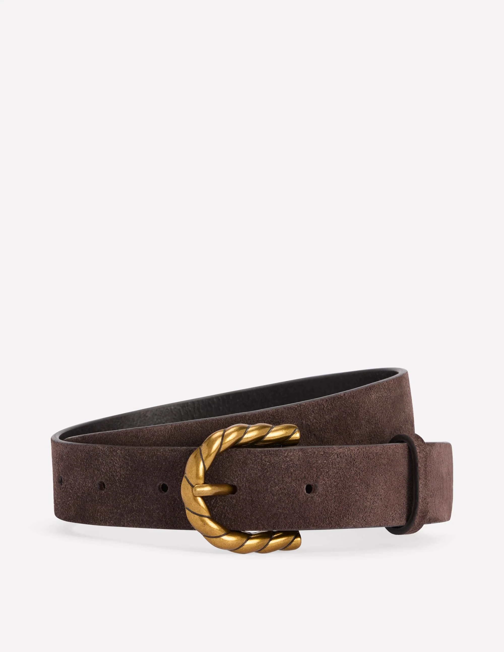 Twist Buckle Belt-Brown | Boden (US)