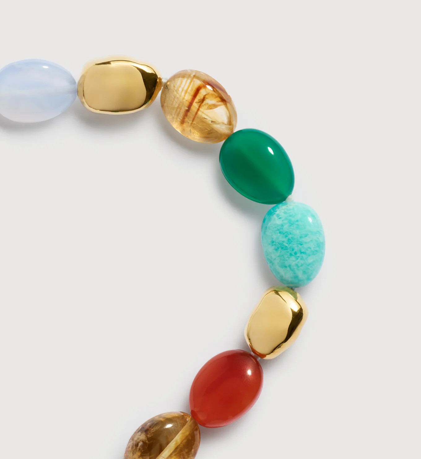 Rio Bold Multi Gemstone Beaded Necklace | Monica Vinader (Global)