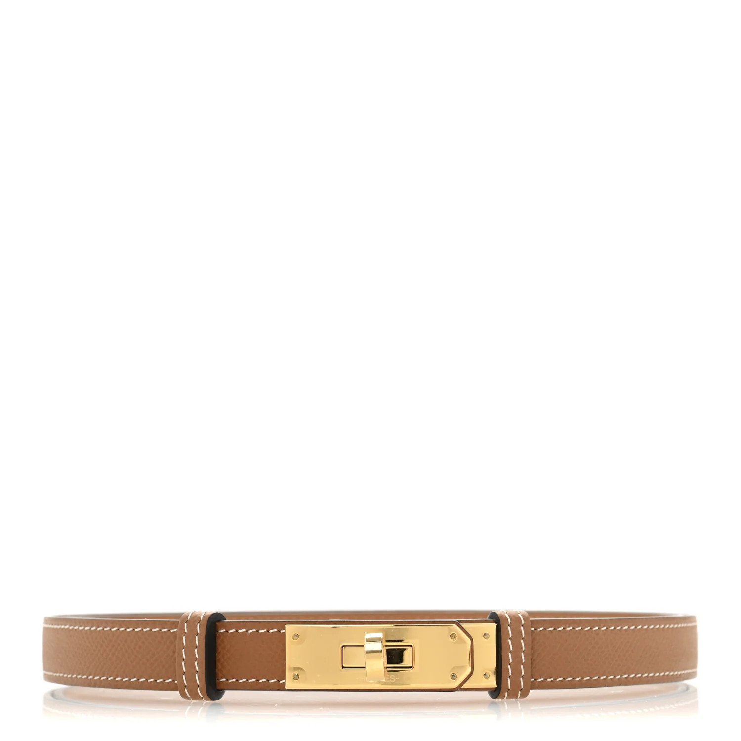 Epsom Kelly Belt Gold | FASHIONPHILE (US)