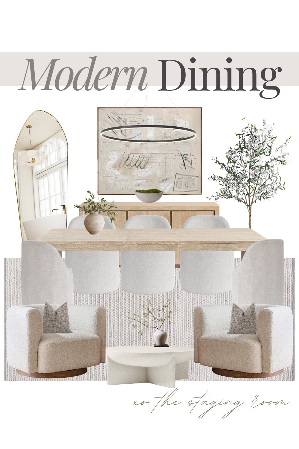 Modern dining room with soft neutrals and sculptural seating 🤍

modern dining room, neutral dining room, dining room ideas, organic modern dining room, dining room decor, contemporary dining room, dining table, wood dining table, curved dining chairs, upholstered dining chairs, modern chandelier, statement lighting, sideboard, dining room storage, accent chairs, neutral home decor, warm neutral decor, minimalist home, interior design, home decor

#LTKHome #LTKSaleAlert