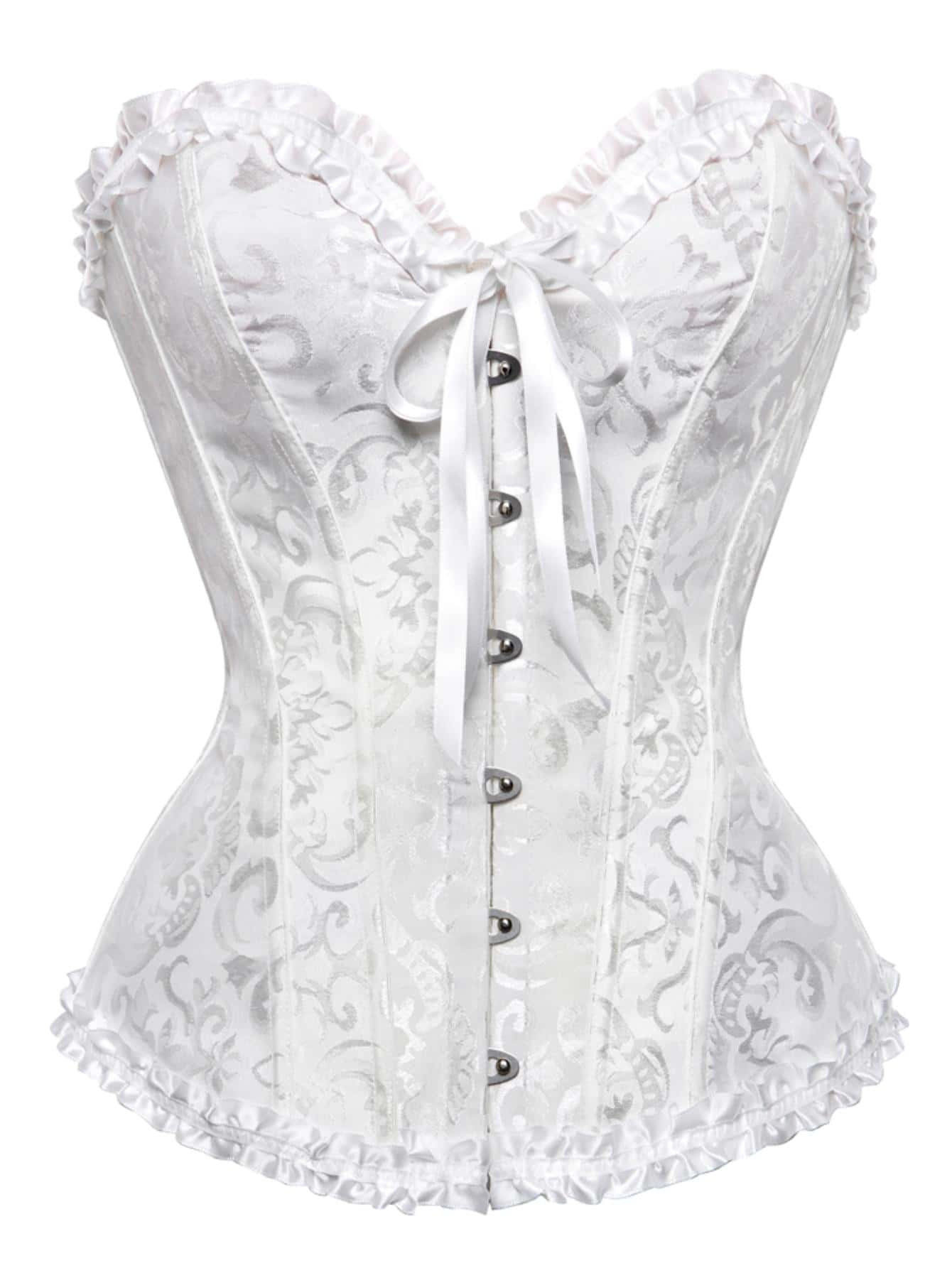 1pc Women's Palace Corset Top, Tight-Fitting Abdominal Body Shaper Bustier Top For Halloween Cost... | SHEIN