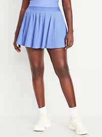 Extra High-Waisted StretchTech Micro-Pleated Skort | Old Navy (US)