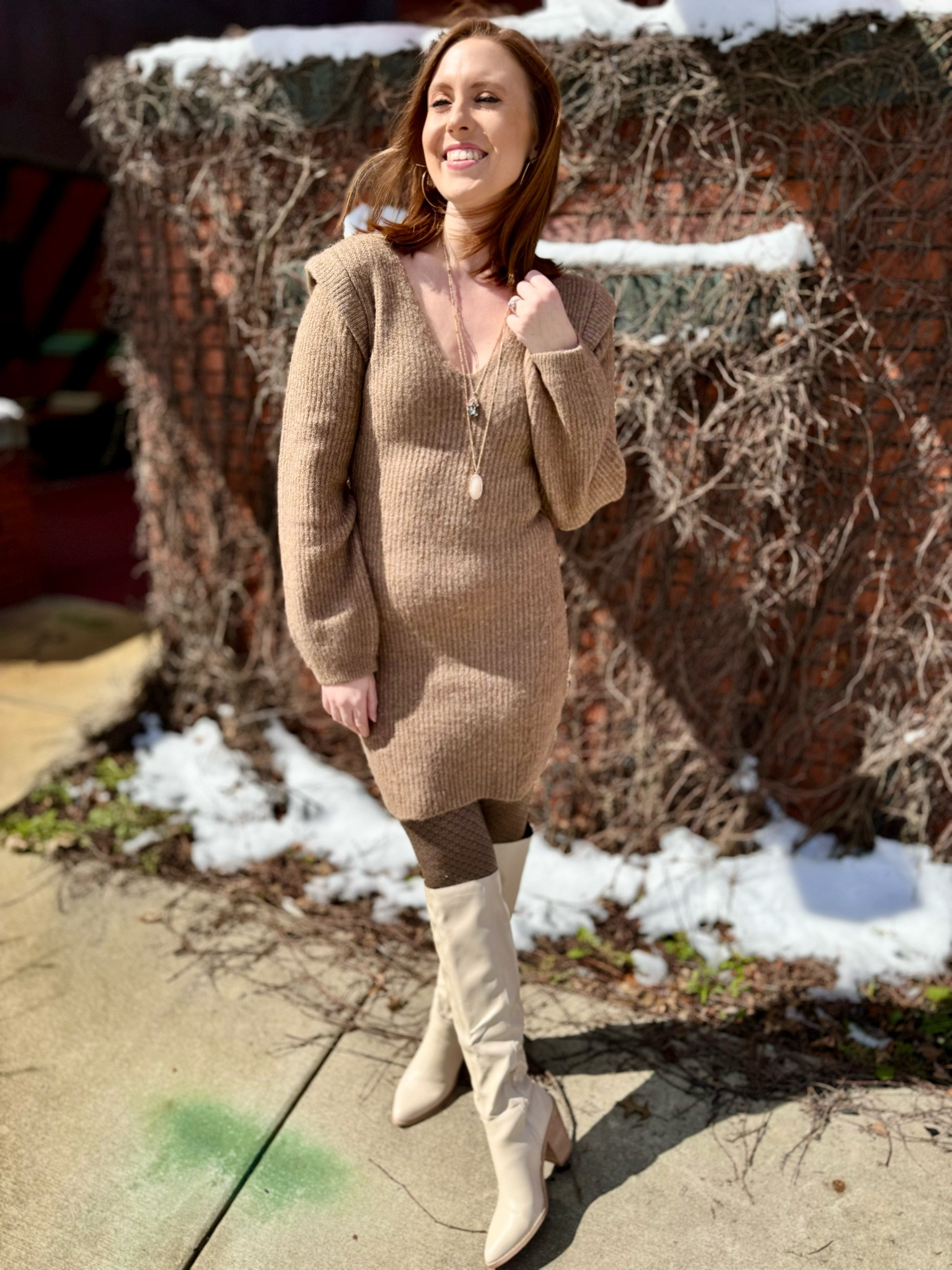 Spring sweater dress 🤎

#LTKSeasonal #LTKfindsunder50 #LTKstyletip