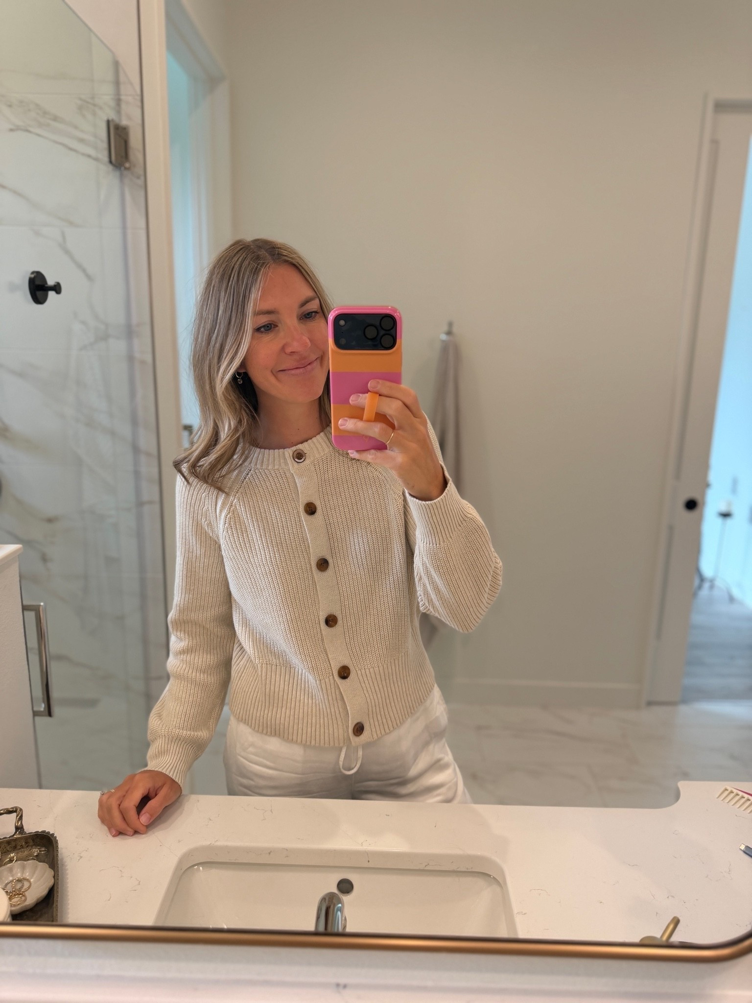 Cute beige Target cardigan for fall! I love the contrasting buttons.

#LTKSeasonal #LTKootd #LTKTall