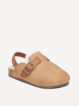 Unisex Faux-Suede Buckled Clog Shoes for Baby | Old Navy (US)