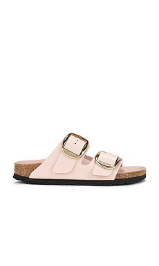 BIRKENSTOCK Arizona Big Buckle Sandal in Light Rose from Revolve.com | Revolve Clothing (Global)