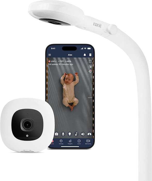 Nanit Pro Smart Baby Monitor - 1080p Wi-Fi Video Camera, 2-Way Audio, See Your Baby from Anywhere... | Amazon (US)