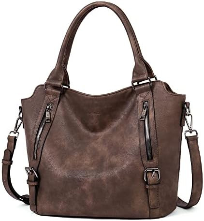 CLUCI Purses for Women, Large Hobo Bags, Multiple Pockets Tote Handbags, Water Repellent Shoulder... | Amazon (US)