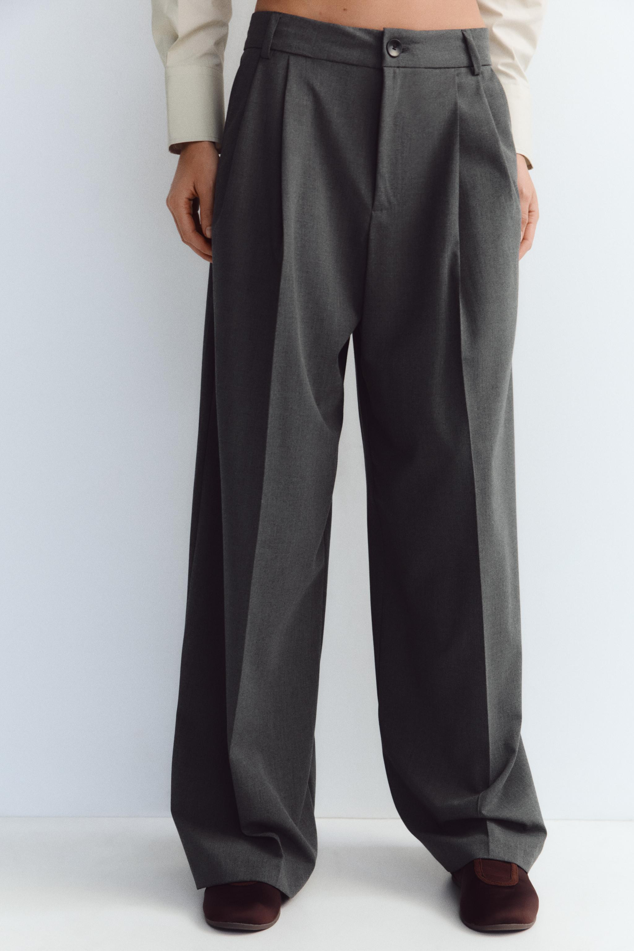 DOUBLE PLEAT TROUSERS | Zara UK