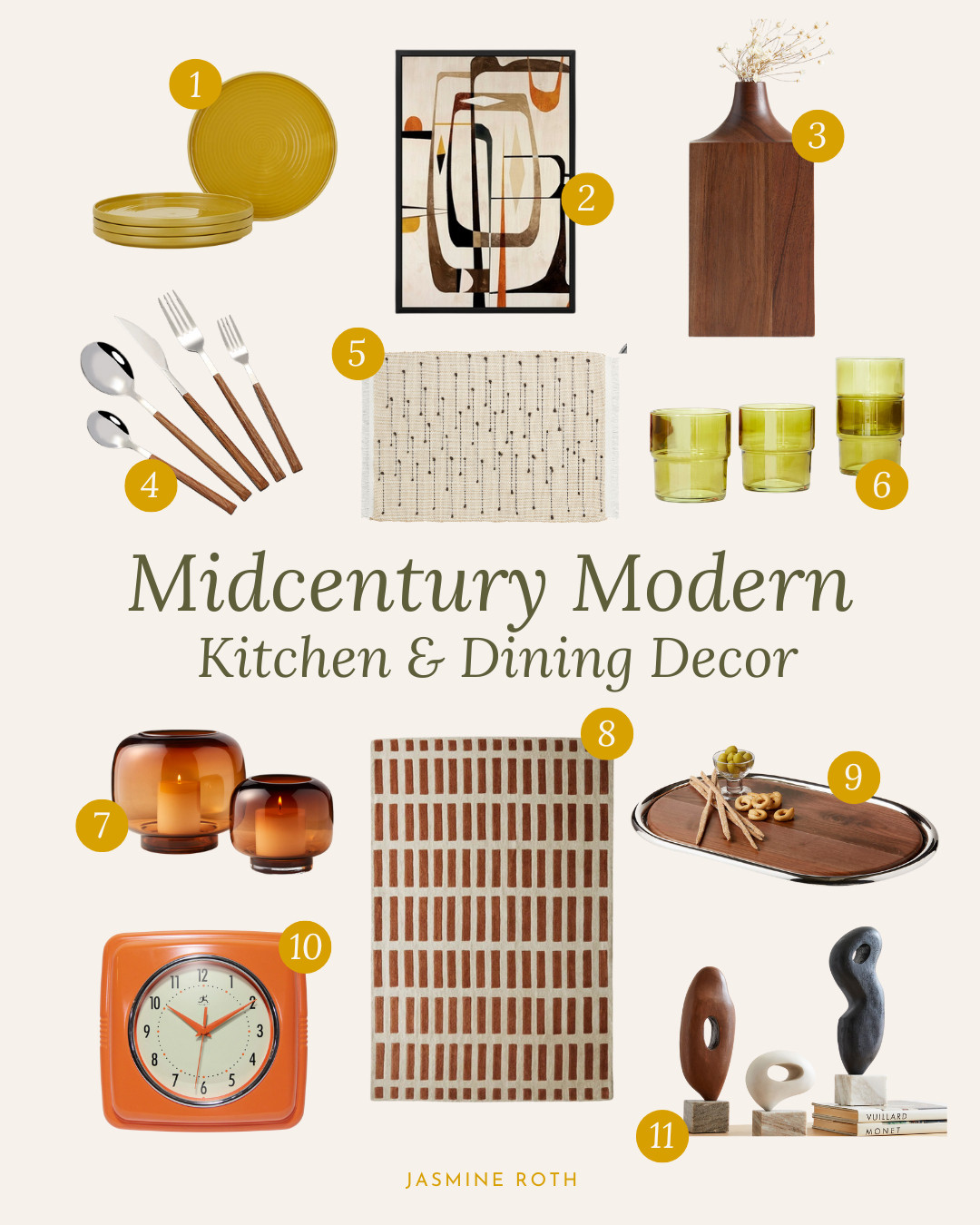 Midcentury Modern Kitchen & Dining Decor 

 #LTKSeasonal #LTKHome #LTKStyleTip