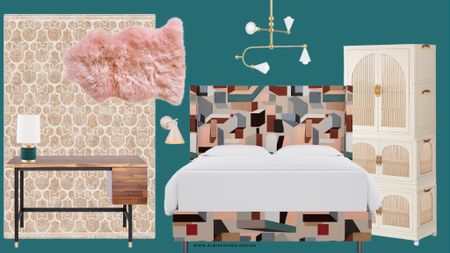 Concept Board: Bedroom Refresh featuring bold colors, unexpected patterns, and cozy textures for a mature yet playful look 

#LTKkids #LTKhome #LTKfamily