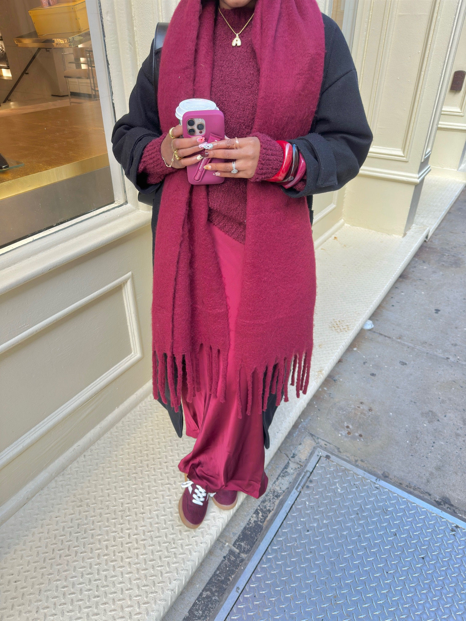 Loved this monochromatic outfit! 🍷

#LTKHoliday #LTKStyleTip #LTKTravel