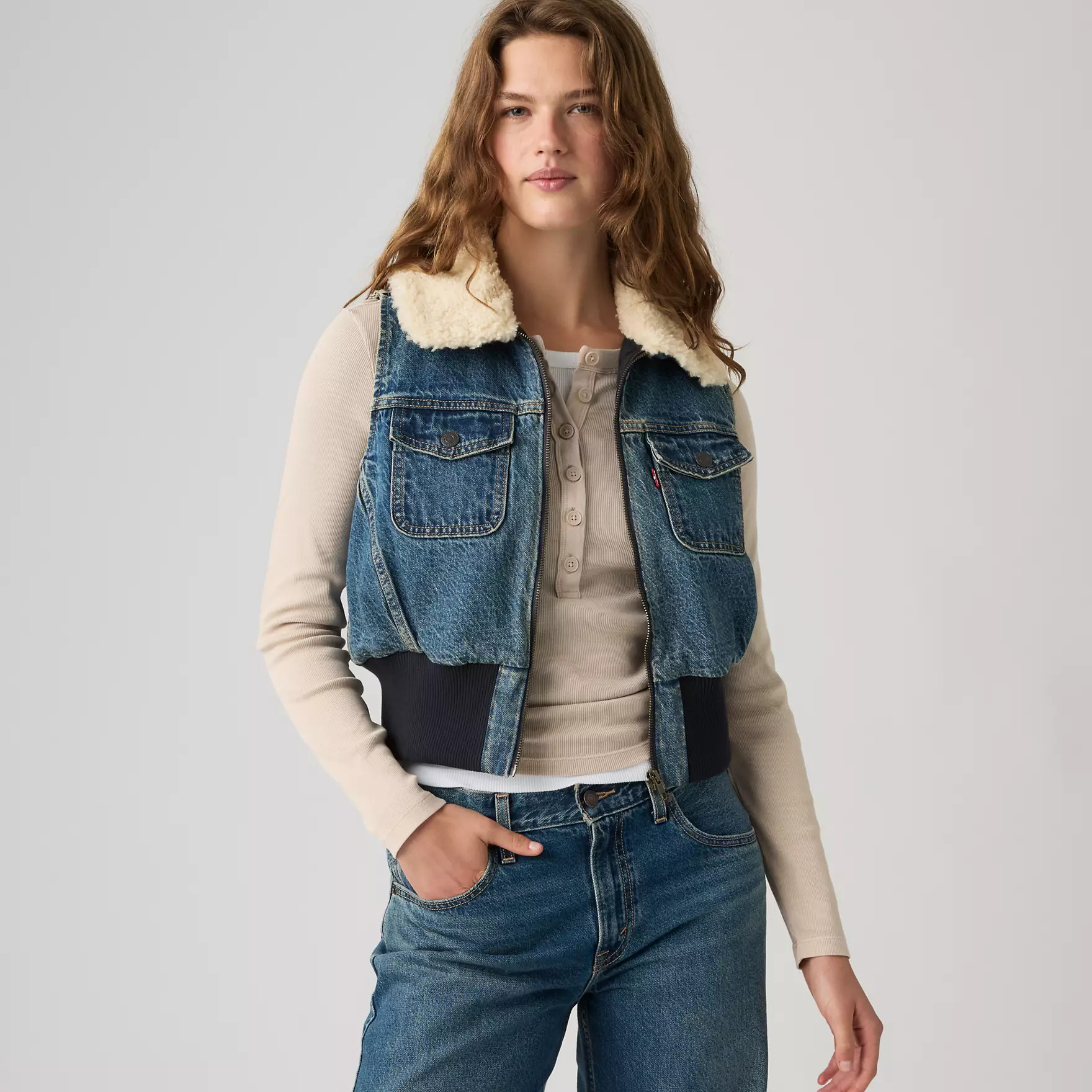 Tiny Sherpa Vest | Levi's US