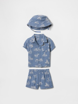 Baby Peter Rabbit™ Crinkle Gauze Cabana Set | Gap (CA)