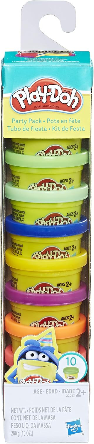 Play-Doh Party Pack 10 1oz Cans of Assorted Color | Amazon (US)