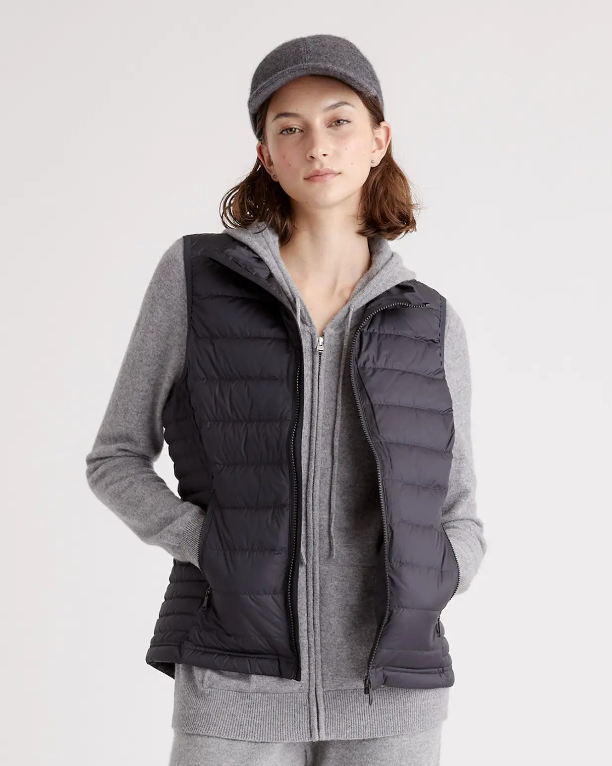 Lightweight Down Packable Puffer Vest | Quince