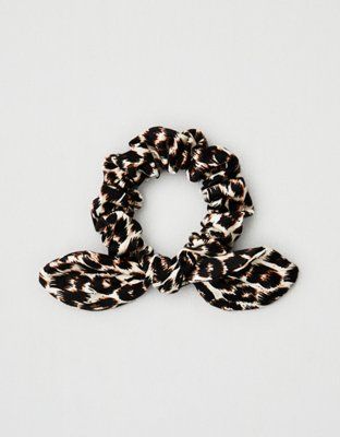 AE Leopard Bow Scrunchie | American Eagle Outfitters (US & CA)