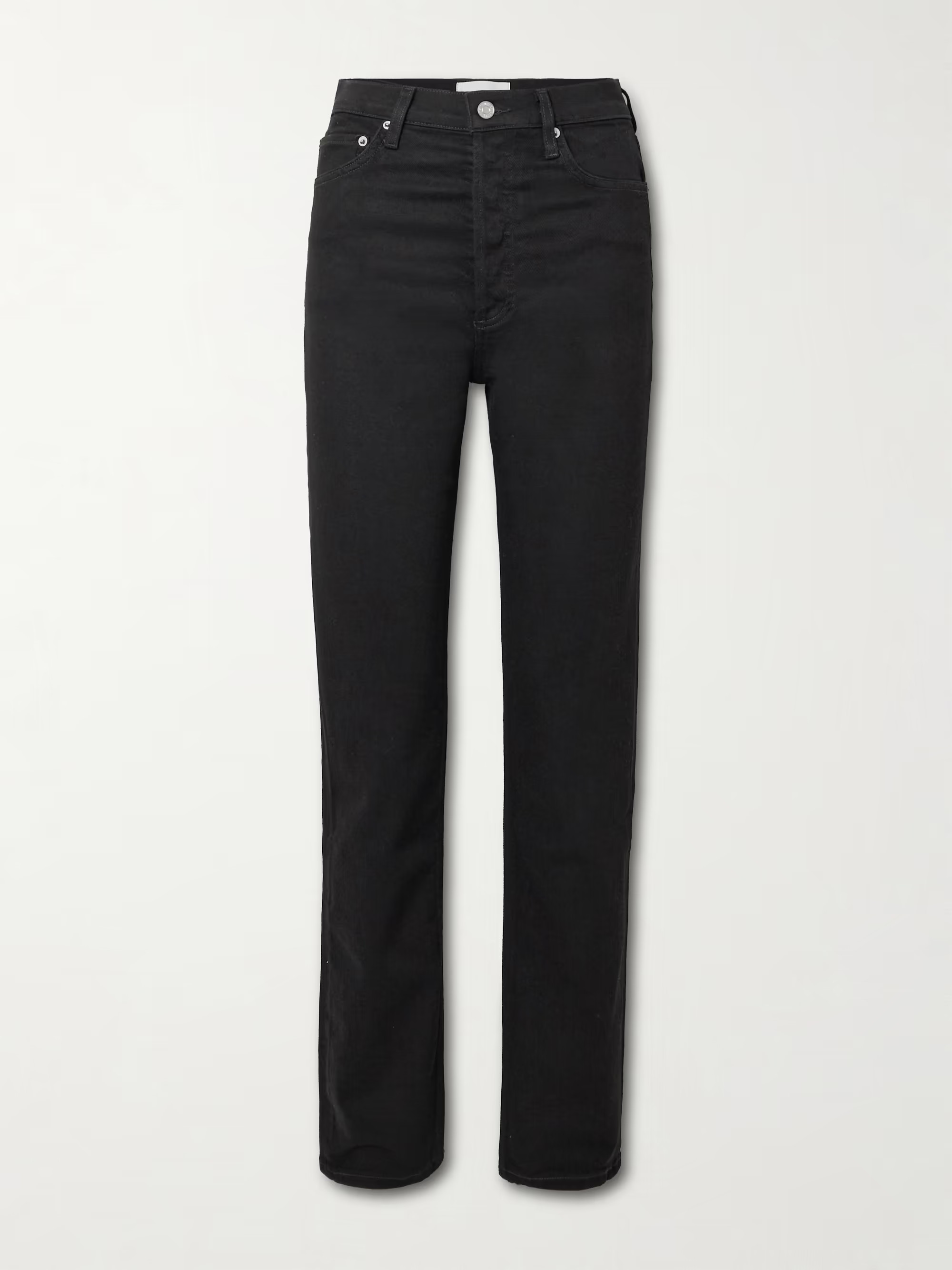 '90s Pinch Waist Long high-rise straight-leg jeans | NET-A-PORTER (US)