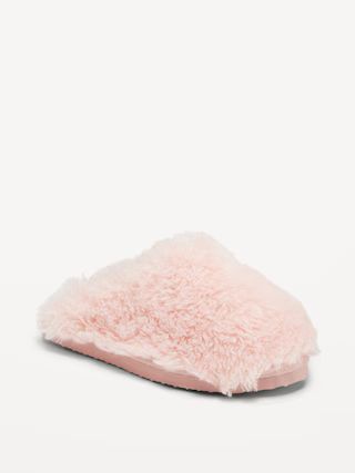 Faux-Fur Mule Slippers for Women (Partially Plant Based) | Old Navy (US)