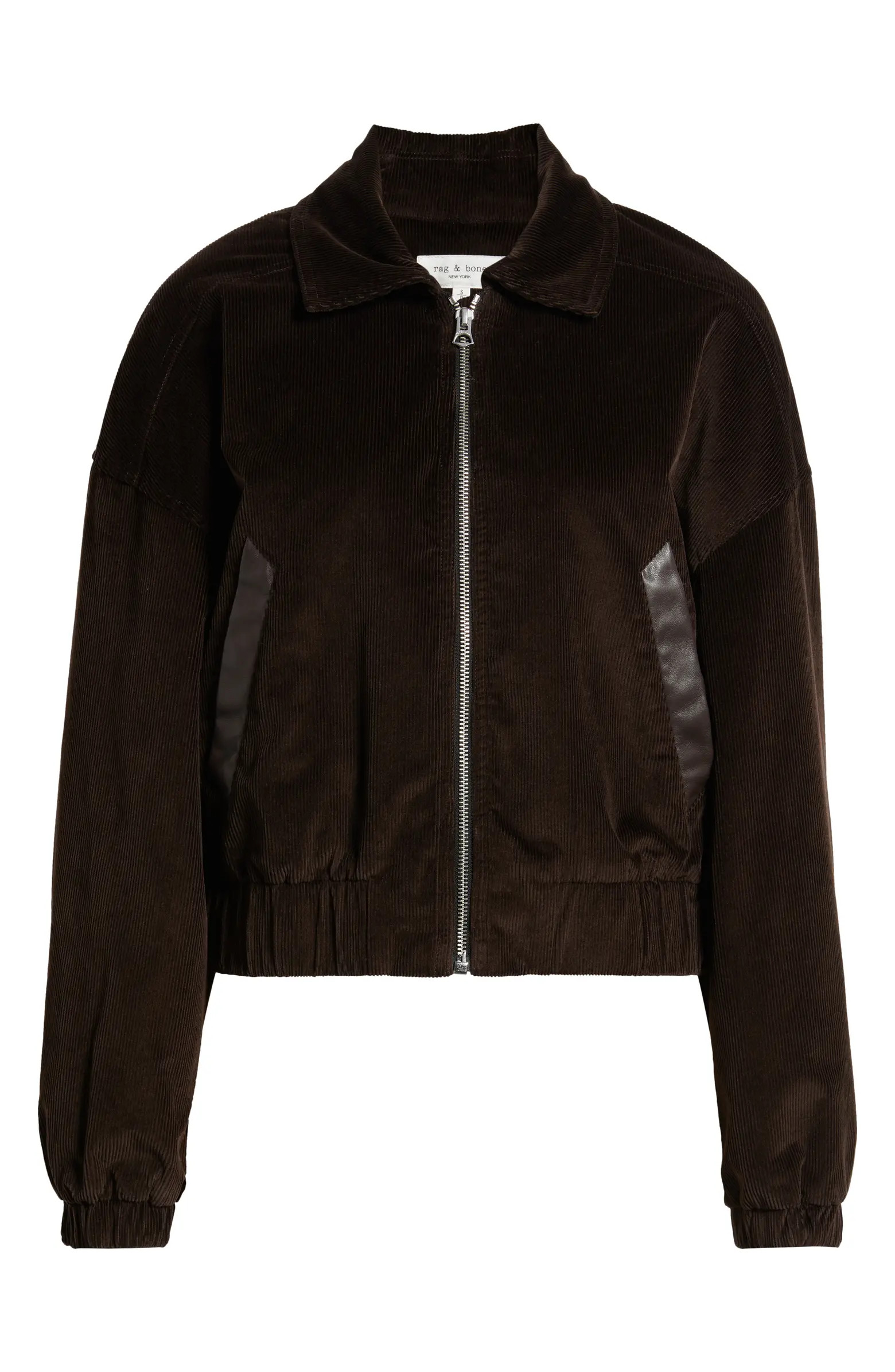 rag & bone Lara Cotton Blend Corduroy Bomber Jacket | Nordstrom | Nordstrom
