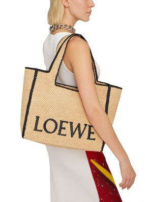 Large tote bag with logo - LOEWE | 24S US