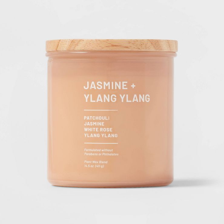 Glass Jar Jasmine and Ylang Candle Orange - Project 62™ | Target