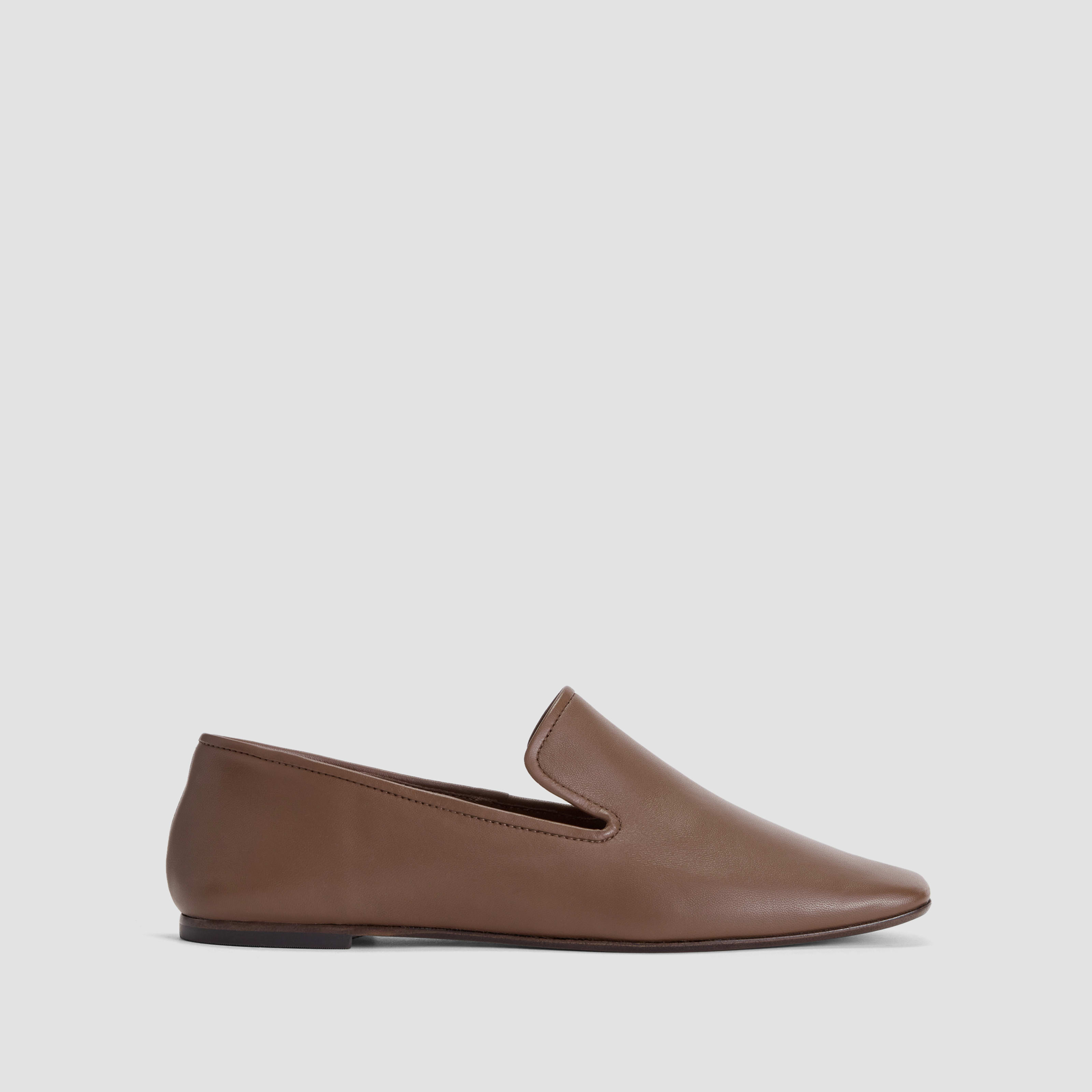 Leather Driving Loafers by Everlane in Rum, Size 9.5 | Everlane