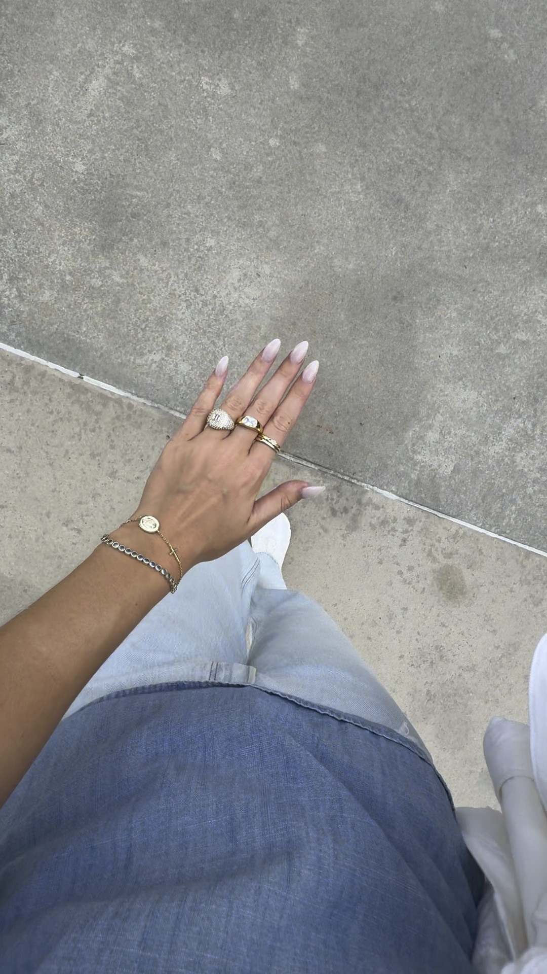 jewelry stack (ring finger drae jewelry & bracelet/middle finger alexandra madison) 

#LTKVideo #LTKSummerSales #LTKFindsUnder100