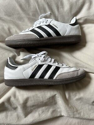Adidas Originals Samba OG, white, UK 8 | eBay UK