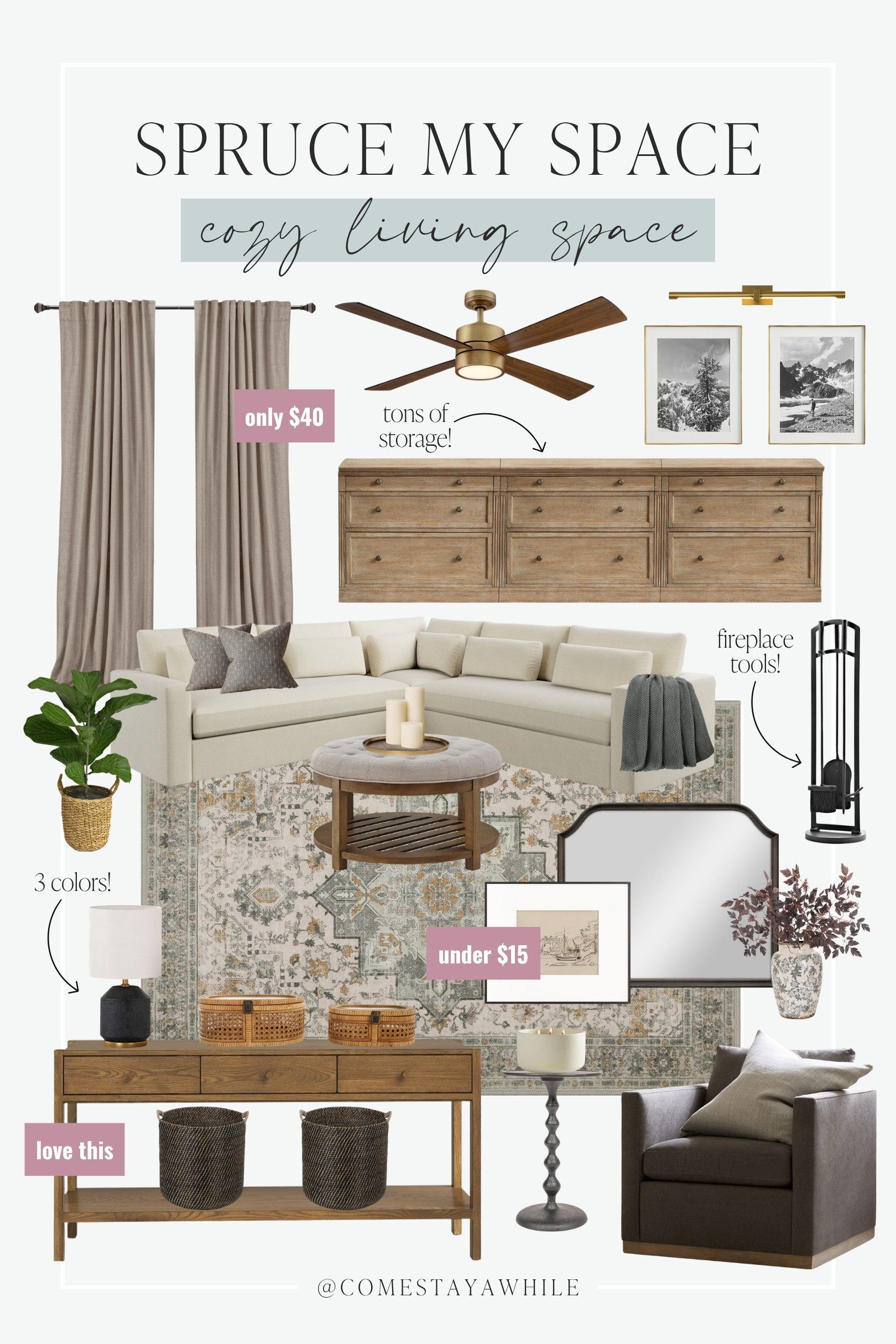 Welcome back to Spruce My Space! A series where I take pictures of your space and design them as if they were mine!

 Living Room Design | Living Room Decor | Interior Design | Home Decor

Come Stay Awhile, Spruce My Space, Amanda Vernaci 

 #LTKHome