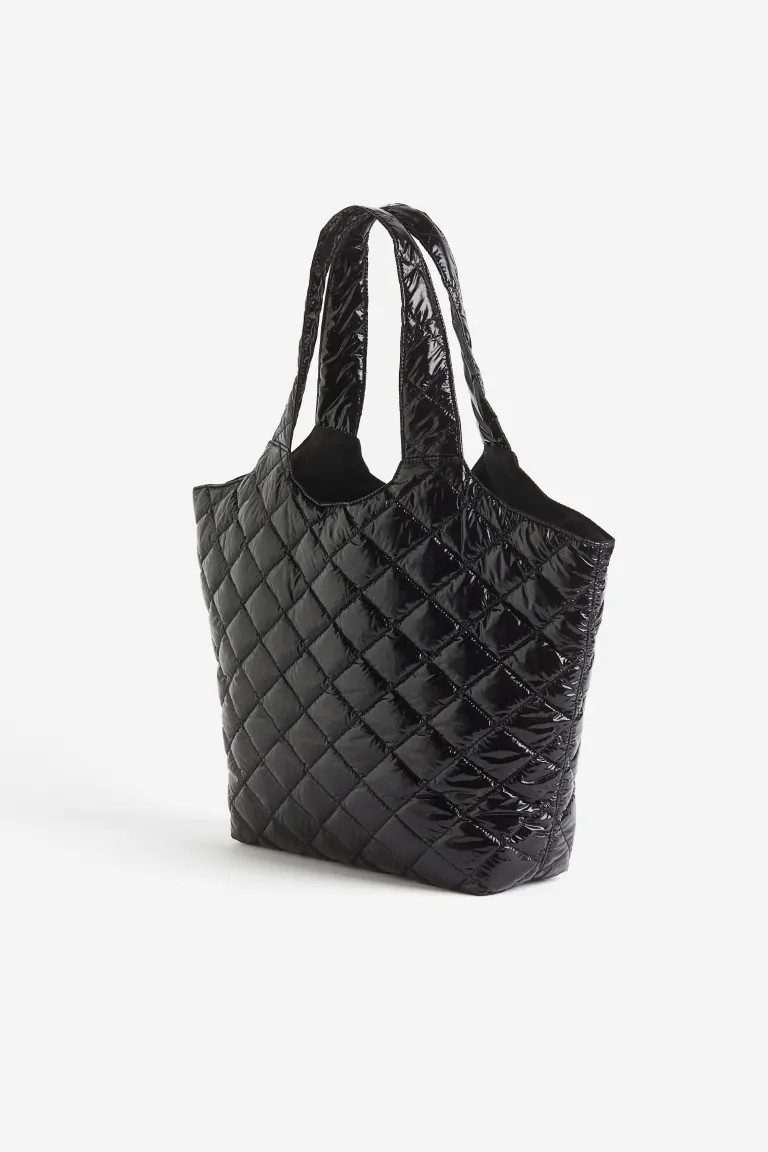 Quilted Shopper - Black - Ladies | H&M US | H&M (US + CA)