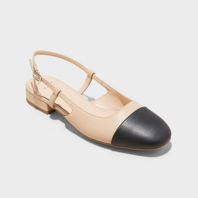 Women's Maxine Slingback Ballet Flats - A New Day™ Tan 12 | Target