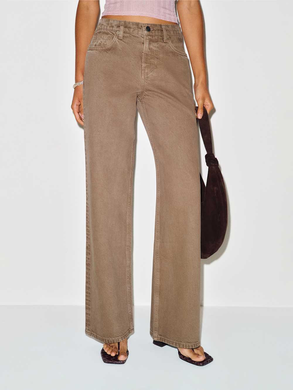 Cary Low Rise Slouchy Wide Leg Jeans | Reformation (Global)