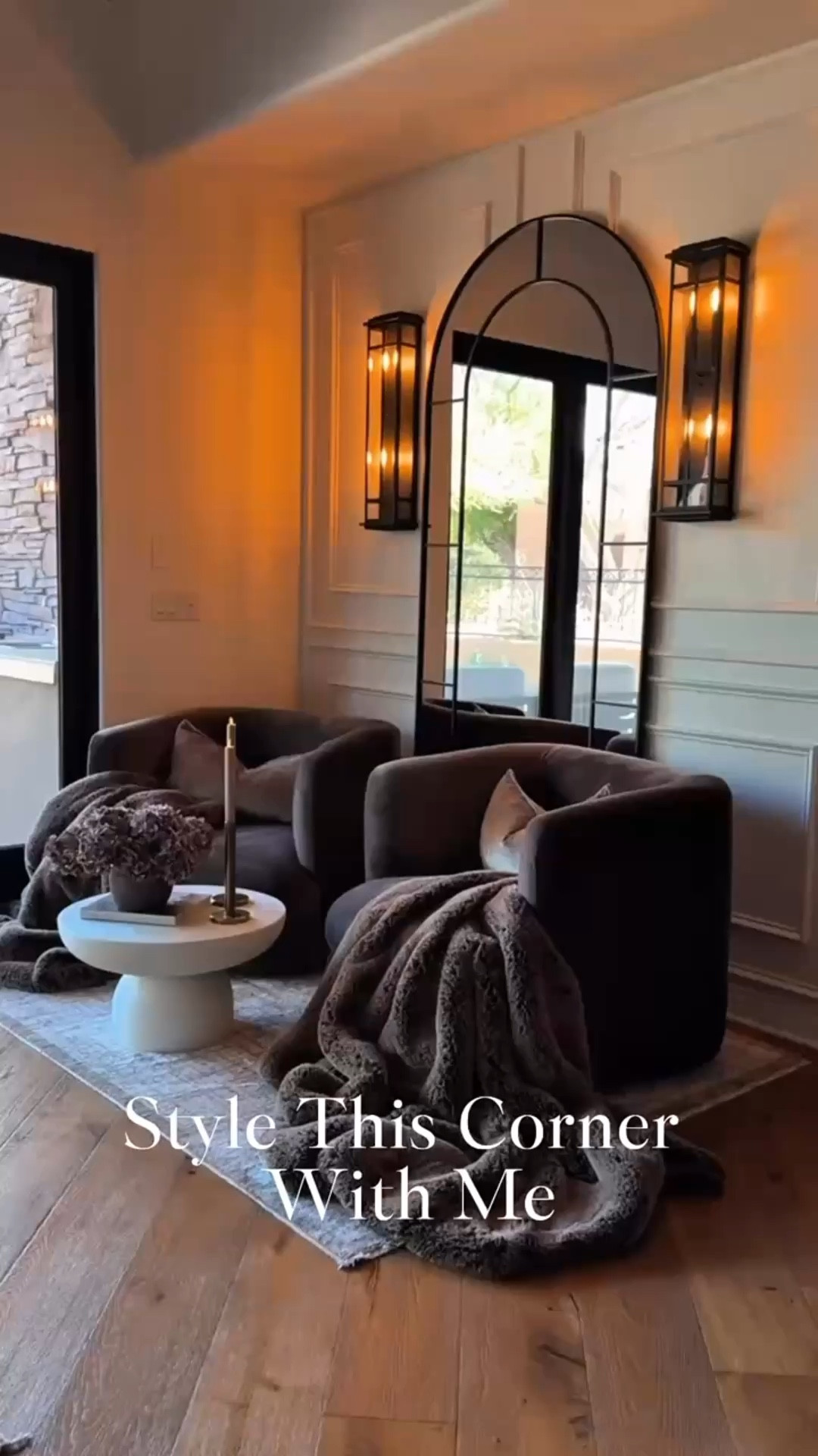 I decided to give this corner a little update and I couldn’t love it anymore than I do now! Sleek, cozy and timeless! The perfect place to start and end my day! 😍💖

#founditonamazon #amazonfinds #interiordesign #aestheticfinds #aestheticliving #homedecor #moodyhomedecor #livingroominspo # interiordecor 
#summerthompsonstyles


#LTKHome