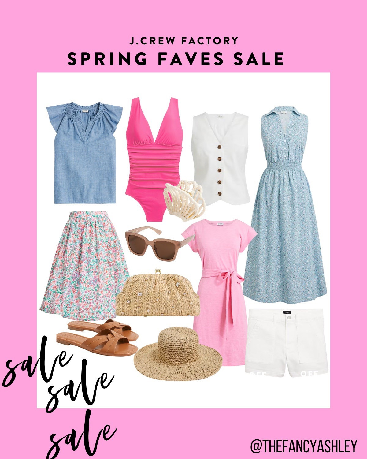 Sharing my spring faves from the J.Crew Factory sale—tops, dresses, swim, accessories—the works! I'm obsessed and they're all 60-70% off, so get ready to refresh your closet with some darling staples.

#LTKWatchNow #LTKSeasonal #LTKSaleAlert
