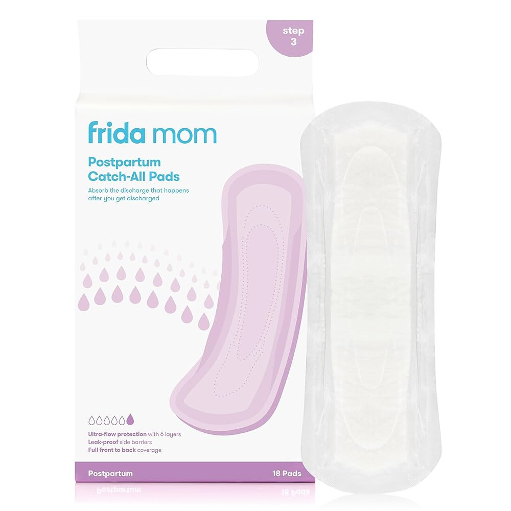 Frida Mom Postpartum Pads, Leak Proof Feminine Care Maxi Pads, 6 Layers of Protection for Maximum... | Amazon (US)